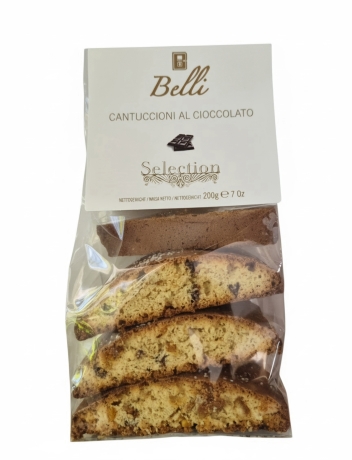 Przejdź do produktu Ciasteczka Cantuccioni al Cioccolato Selection 200g - Belli
