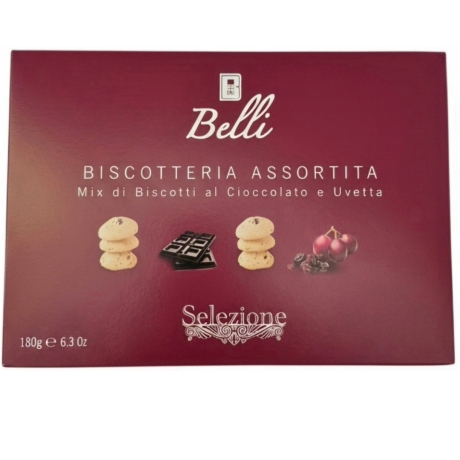 Przejdź do produktu Mieszanka Ciasteczek Biscotteria Assortita Selzeione 180g - Belli