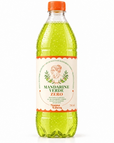 Przejdź do produktu Napój gazowany bez cukru Mandarino Verde Zero 1l - Nonna Libera