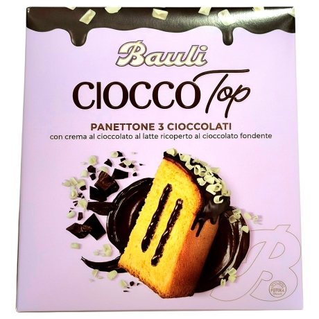 Przejdź do produktu Babka Panettone Cioccotop Tre Cioccolati 750g - Bauli